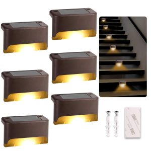 Outdoor Solar Deck Lights by Ecurfu