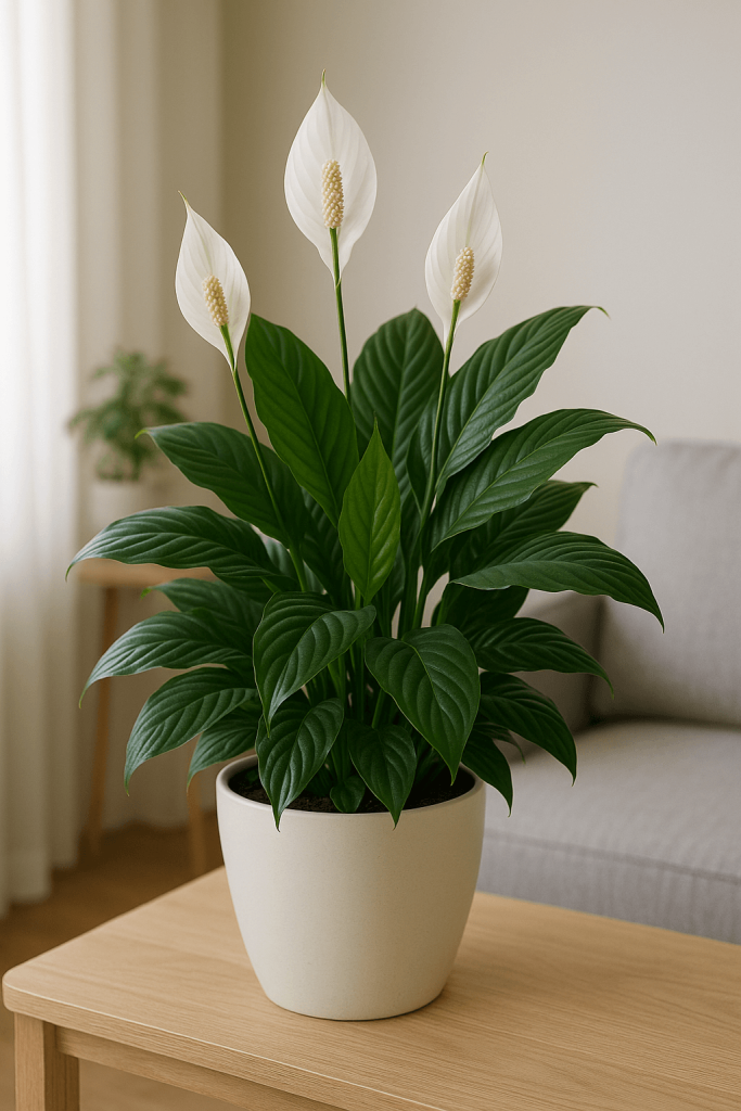 Peace Lily in the house